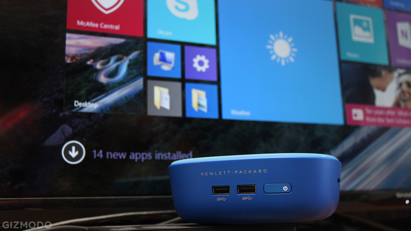 Illustration for article titled HP Stream Mini Review: A Deceptively Capable Tiny Desktop for Just $180